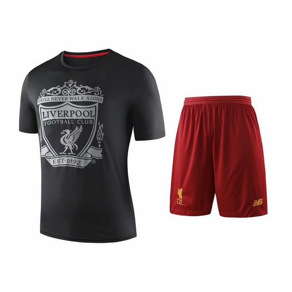 Entrenamiento Liverpool Conjunto Completo 2019-2020 Negro Rojo